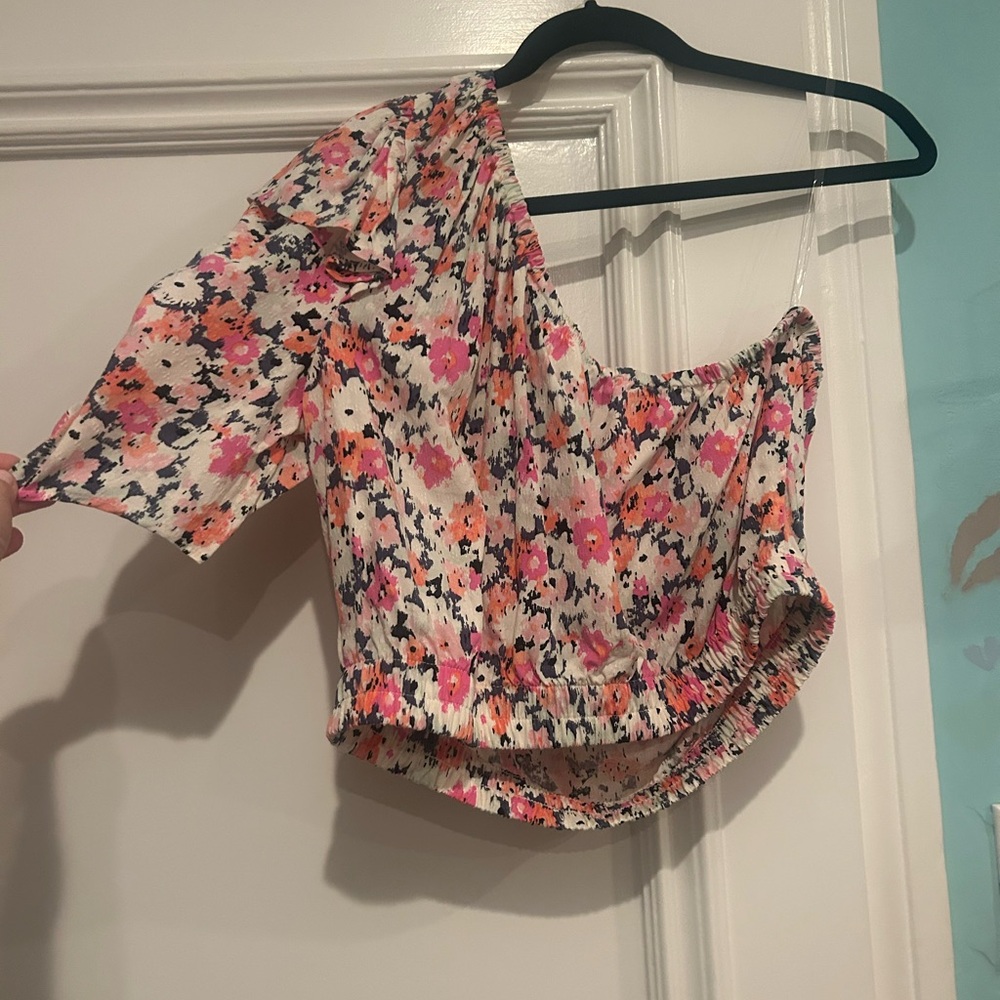 Floral Off-Shoulder Women's Top